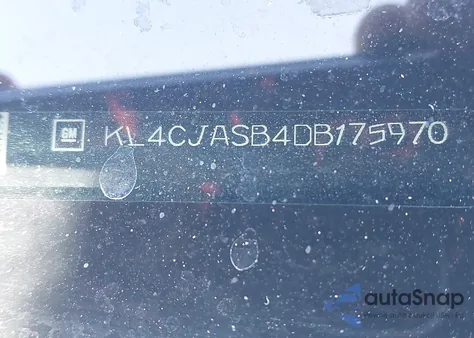 2013 Buick Encore z USA, uszkodzony, nr VIN KL4CJASB4DB175970